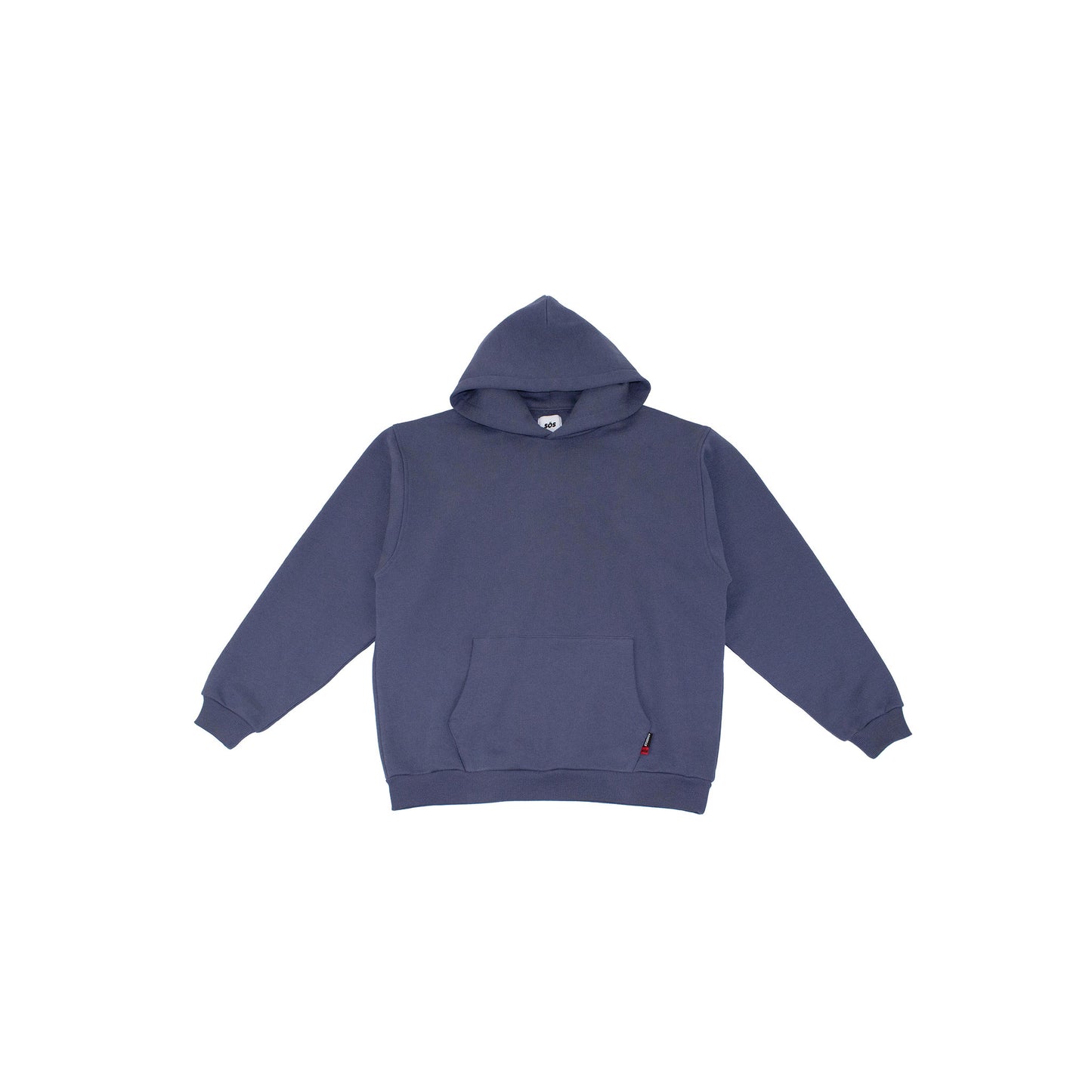Urban Slate oversized hoodie in blue – heavyweight 100% cotton unisex streetwear
