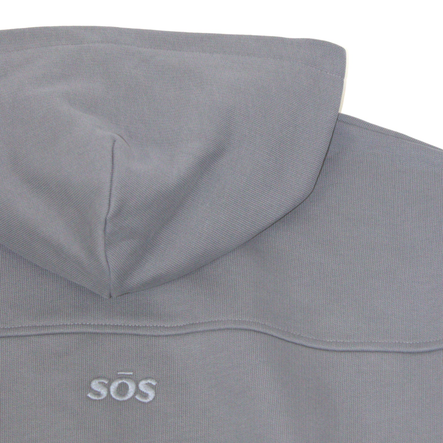 Unisex oversized hoodie 100% cotton grey