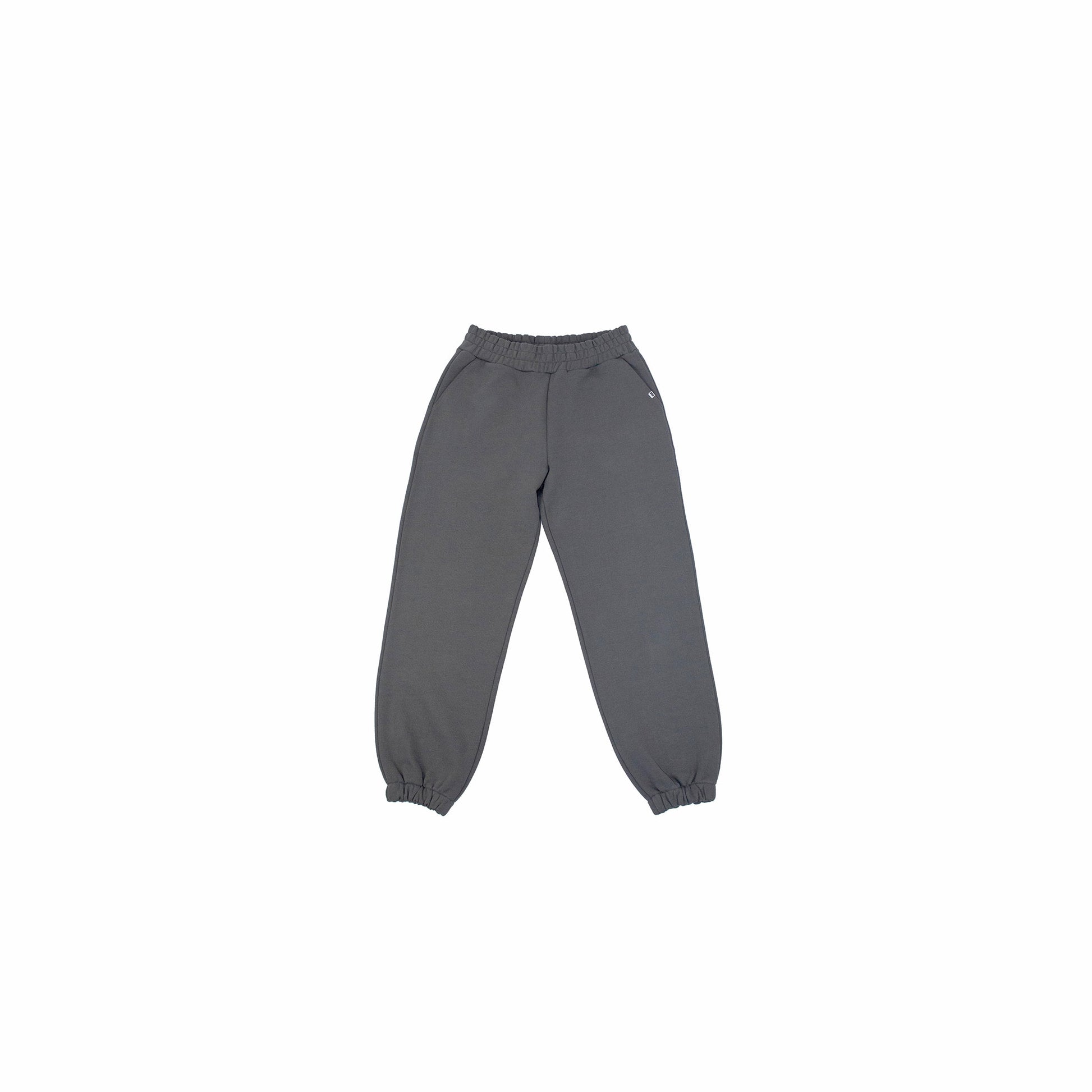 Grey cuffed joggers 100% cotton streetwear