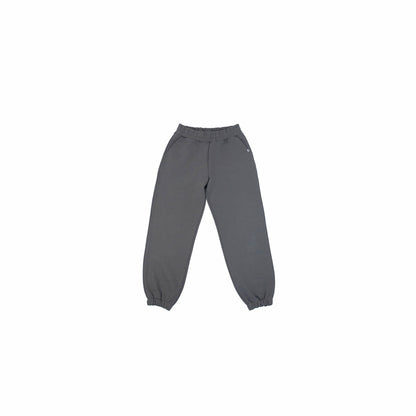 Grey cuffed joggers 100% cotton streetwear