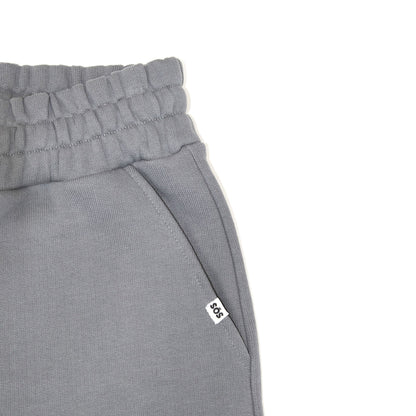Grey cuffed joggers 100% cotton streetwear