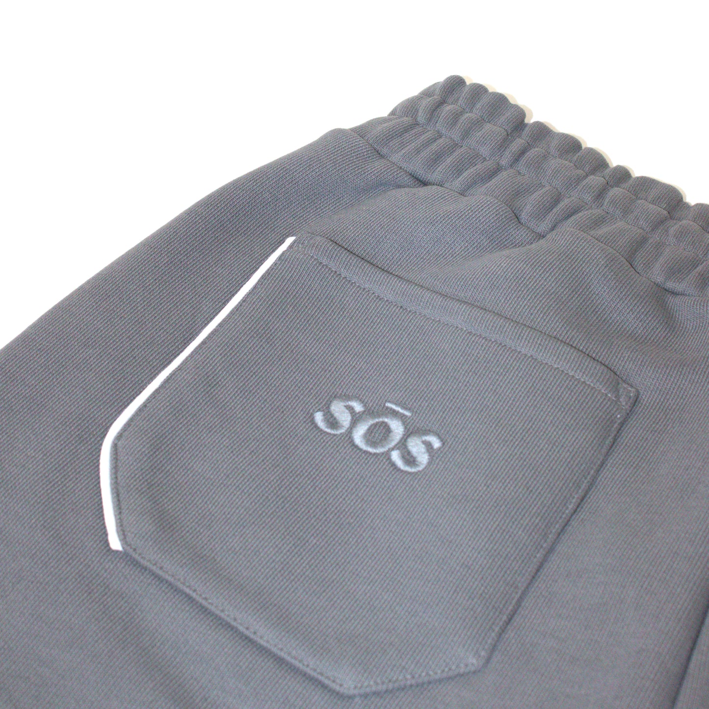 Grey cuffed joggers 100% cotton streetwear