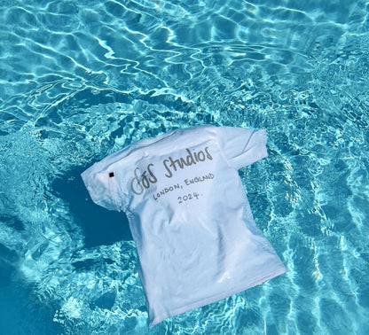 White Graphic Oversized T-Shirt